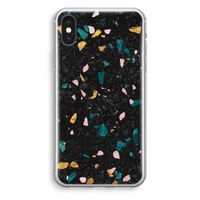 Terrazzo N°10: iPhone XS Transparant Hoesje