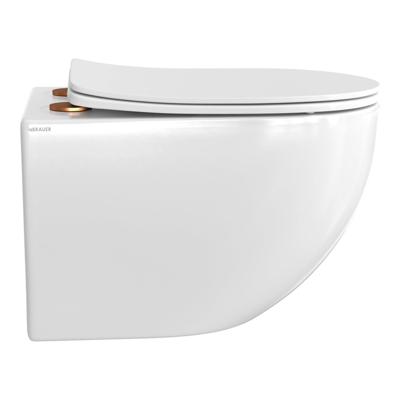 BRAUER Tornado Hangend toilet - incl. bril met bevestigingen in zes beschikbare kleuren - Keramiek - Wit TL-TOHW BRAUER Tornado Hangend toilet - incl. bril met bevestigingen in zes beschikbare kleuren - Keramiek - Wit TL-TOHW