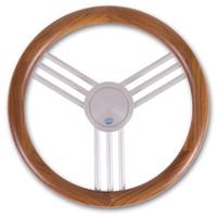 Stazo Hoepelstuurwiel 27 Teak/alum. 40 Cm Model 2 Default