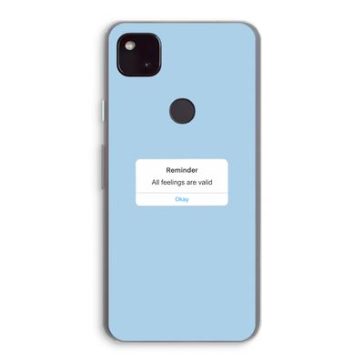 Reminder: Google Pixel 4a 5G Transparant Hoesje