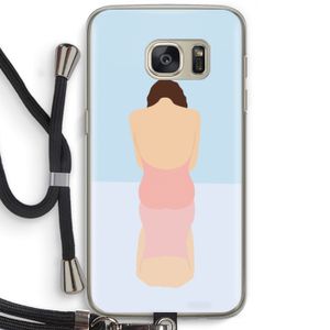 Mirror: Samsung Galaxy S7 Transparant Hoesje met koord