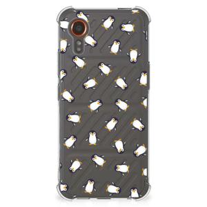 Doorzichtige Silicone Hoesje voor Samsung Galaxy Xcover 7 Pinguïn