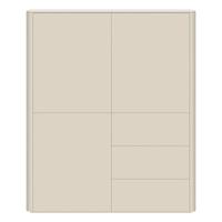 Opbergkast Moiano afgerond beige