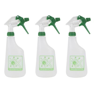 Plantenspuit / waterspuit - 5x - kunststof - 0,6 liter - desinfectie spray