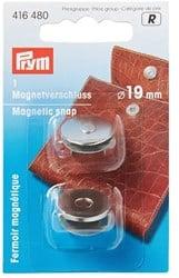 Prym Magneetsluiting 19 mm Zilver