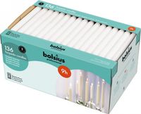 Bolsius Dinerkaars 240/22 wit (136 st)