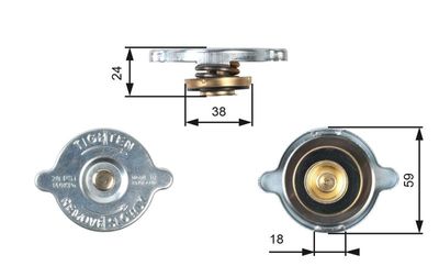 Radiateurdop RC125