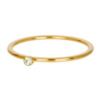 iXXXi Vulring 1 mm Green 1 Stone Crystal Goud