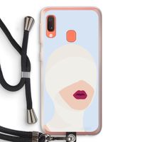 Incognito: Samsung Galaxy A20e Transparant Hoesje met koord