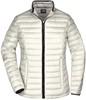 James & Nicholson JN1081 Ladies´ Quilted Down Jacket - /Off-White/Black - L