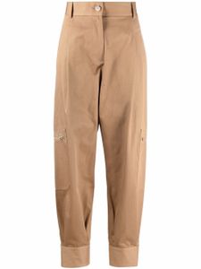 JW Anderson pantalon cargo à taille haute - Marron