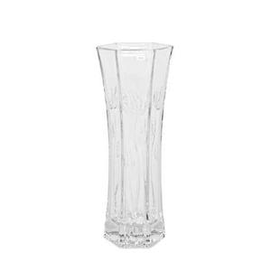 Gerimport Vaas - met bloemen patroon - glas - 11 x 29 cm