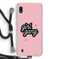 Girl Gang: Samsung Galaxy A10 Transparant Hoesje met koord