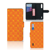 Xiaomi Mi 9 Lite Telefoon Hoesje Batik Oranje