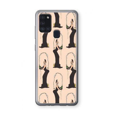 Pop Some Kim: Samsung Galaxy A21s Transparant Hoesje