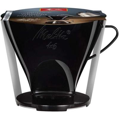 MELITTA 1x6 koffiefilterhouder - Zwart