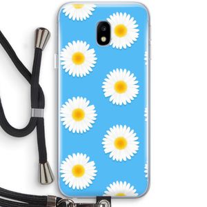 Margrietjes: Samsung Galaxy J3 (2017) Transparant Hoesje met koord