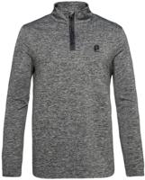 Protest Will 44287 Zip Top Heren Fleece Dark Grey Melee XXXL