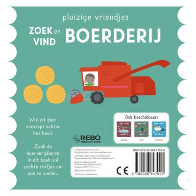 Rebo Publishers Zoek en vind - boerderij pluizige vriendjes