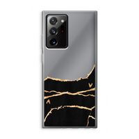 Gouden marmer: Samsung Galaxy Note 20 Ultra / Note 20 Ultra 5G Transparant Hoesje