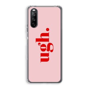 Ugh: Sony Xperia 10 III Transparant Hoesje