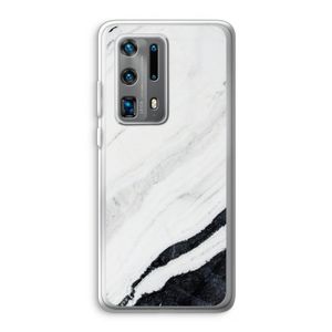Elegante marmer: Huawei P40 Pro Plus Transparant Hoesje