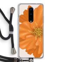 Orange Ellila flower: OnePlus 8 Transparant Hoesje met koord