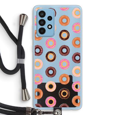Donuts: Samsung Galaxy A52 Transparant Hoesje met koord