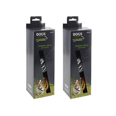 Pets Collection Hondenspeelgoed - 6x - tennisballen - rubber - 6,3 cm - luipaard / zebra / tijger -