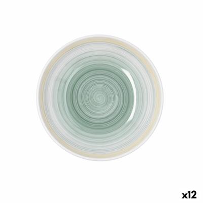 Diep bord Quid Velvet Geel Keramisch Ø 21,5 cm (12 Stuks)