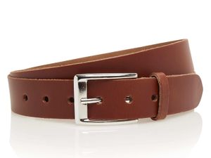 Timbelt Leren Riem 3.5 cm Cognac