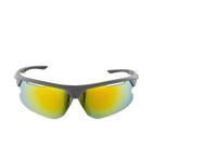 CRIVIT Sportbril met verwisselbare lenzen / sportbril voor kinderen (Grijs/rood)