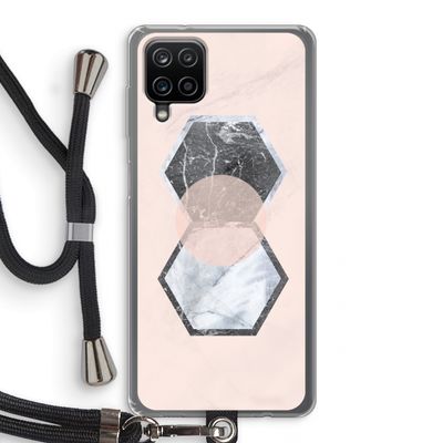 Creatieve toets: Samsung Galaxy A12 Transparant Hoesje met koord
