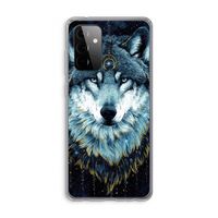 Darkness Wolf: Samsung Galaxy A72 Transparant Hoesje