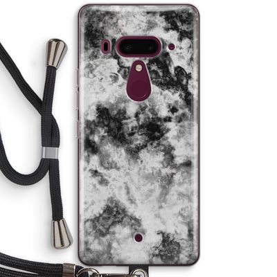 Onweer: HTC U12+ Transparant Hoesje met koord