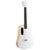 LAVA Music Blue Lava Original Freeboost Frost White elektrisch-akoestische westerngitaar met gigbag