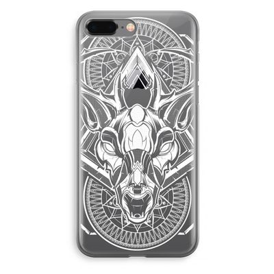 Oh Deer: iPhone 8 Plus Transparant Hoesje
