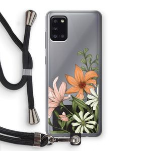 Floral bouquet: Samsung Galaxy A31 Transparant Hoesje met koord