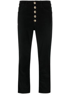 DONDUP pantalon à coupe courte - Noir