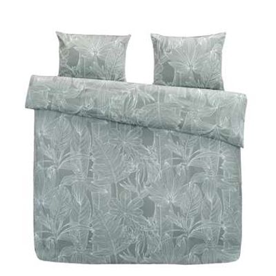 Royal dekbedovertrek Aurora - grijsgroen - 240x220/250 cm