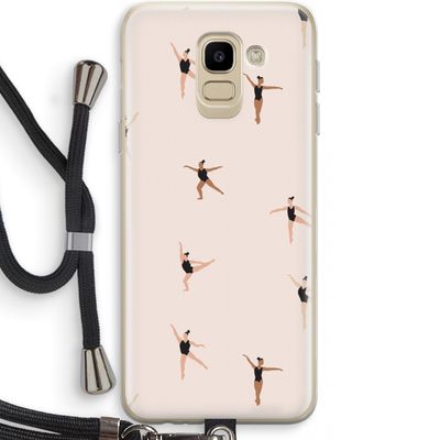 Dancing #1: Samsung Galaxy J6 (2018) Transparant Hoesje met koord