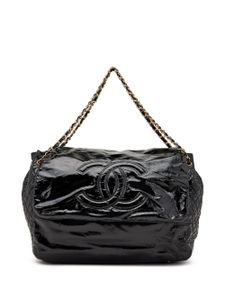 CHANEL Pre-Owned sac porté épaule Jumbo CC (2006) - Noir