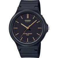 Horloge - CASIO - MW-240-1E2VEF - Zwart - Hars - Waterbestendigheid 5 bar