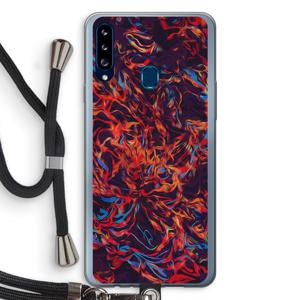 Lucifer: Samsung Galaxy A20s Transparant Hoesje met koord