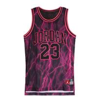 T-Shirt met Korte Mouwen voor kinderen Nike JDN JORDAN 23 AOP JERSEY 95C655 K09 Zwart - Maat: 16 jaar