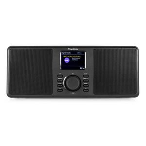 DAB radio - Audizio Monza - Stereo DAB+ en FM radio met Bluetooth - 50W - Zwart