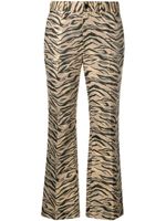 Zadig&Voltaire pantalon évasé à imprimé animalier - Tons neutres