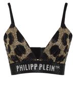 Philipp Plein soutien-gorge serti de cristaux - Noir