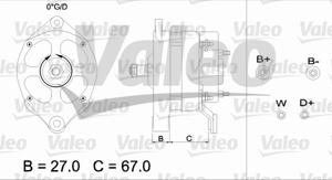 Valeo Alternator/Dynamo 436433