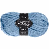 Hobby bolletje wol - acryl - lichtblauw - 35 mtr - garen - maxi bolletje - breien/haken